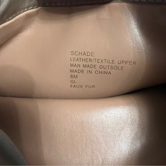 Aerosoles Schade Faux Shearling Winter Boots Size 8 Tan Suede Sherpa - Picture 7 of 7